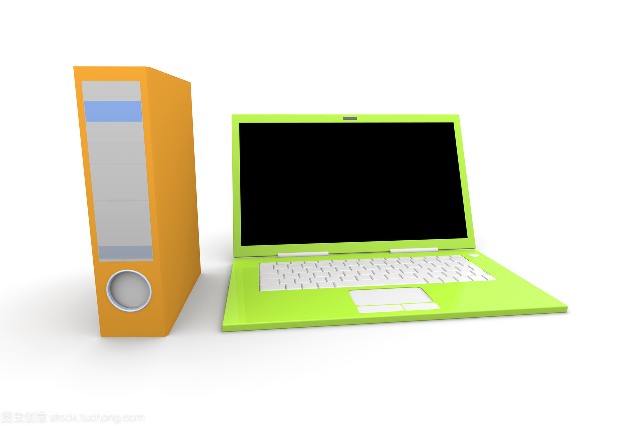 计算机硬件与监控设备 秩序、数据与技术的象征性展示